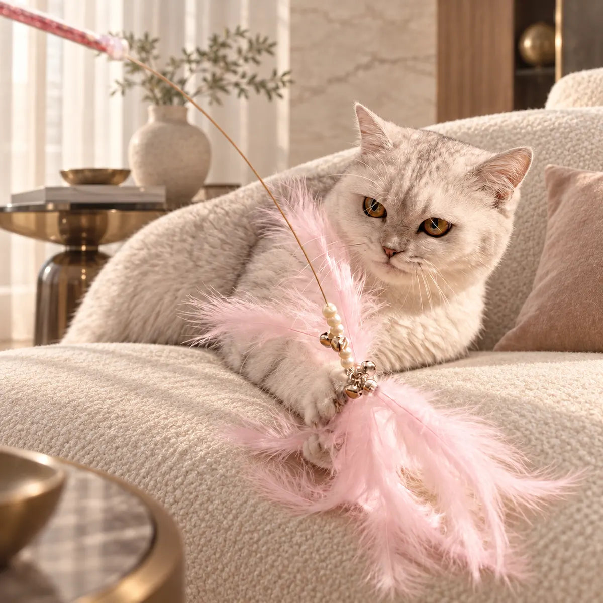 Waggletoys Fairy Feather Cat Teaser Wand