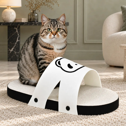 Waggletoys Slipper Cardboard Cat Scratcher Bed