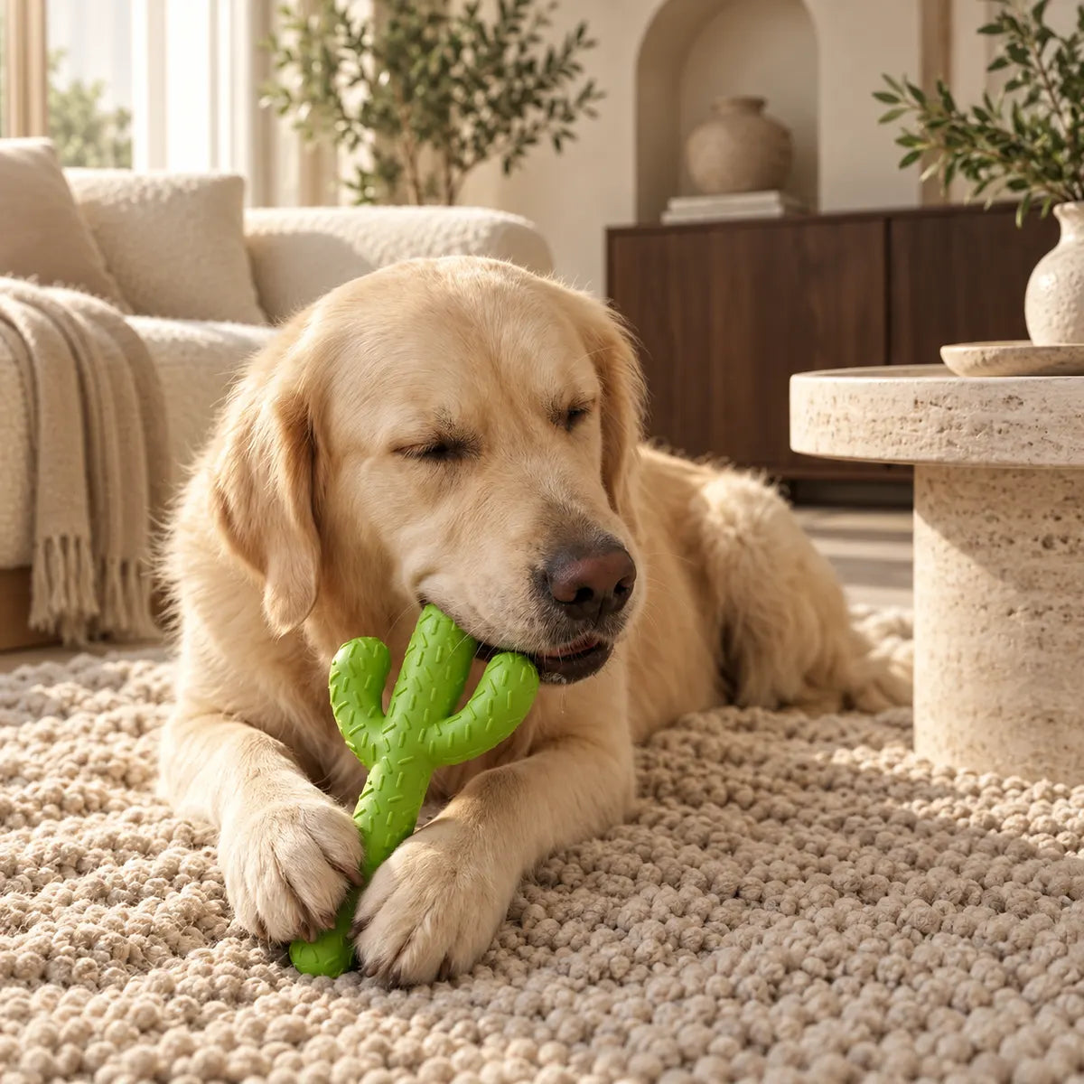 Waggletoys Cactus Chew Toy for Aggressive Chewers