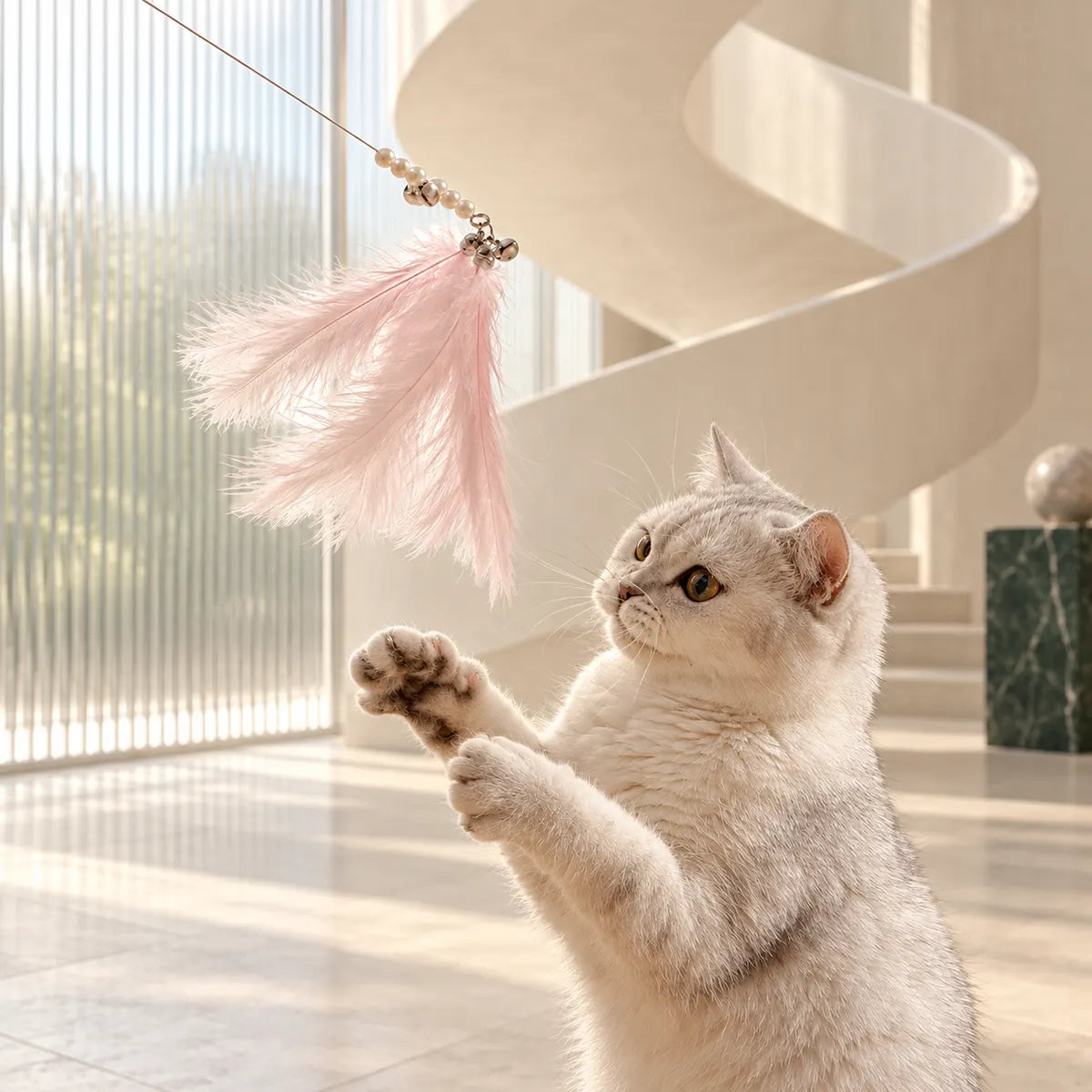 Waggletoys Fairy Feather Cat Teaser Wand